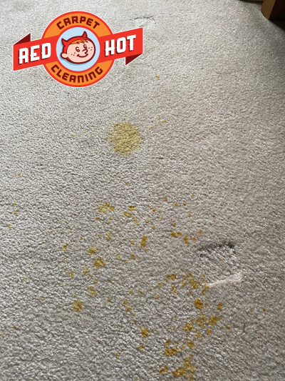 Iodine Stain Remover Carpet Cleaning Before