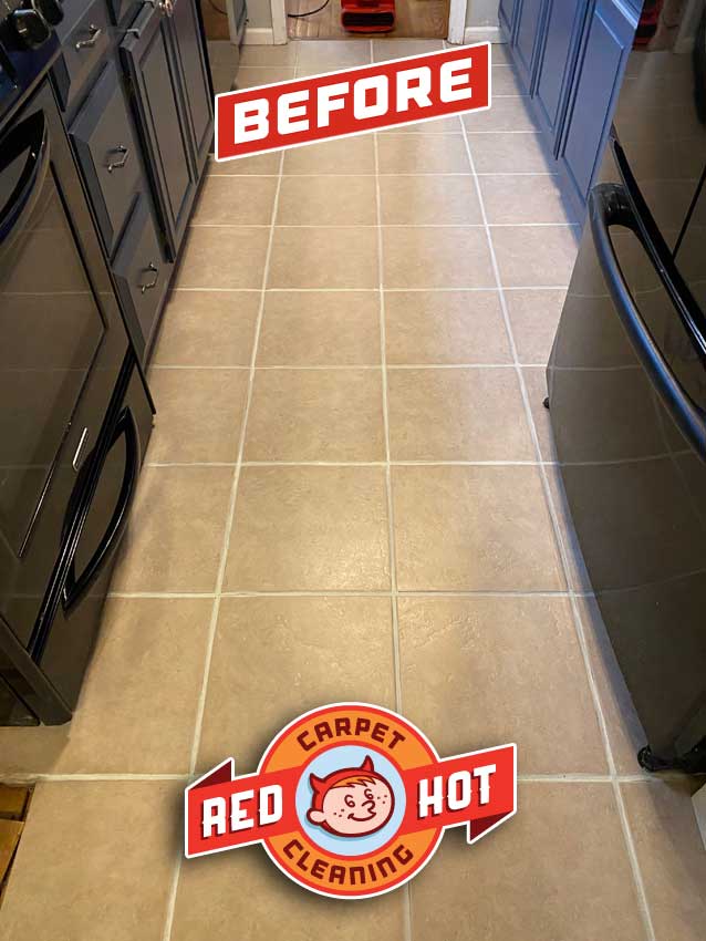 Grout Color Sealing | Red Hot Carpet Cleaning after picture